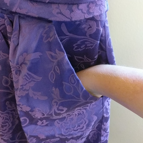 Knee Length Purple Dress with Pockets 👗 - Picture 2 of 13